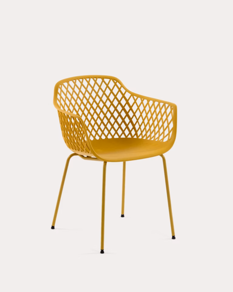 Vrtna Stolica Quinn Yellow Kave Home 6