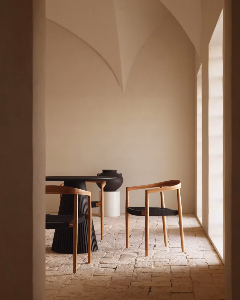 Vrtna Stolica Ydalia Dark Kave Home 1