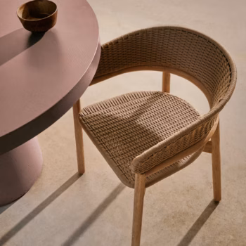 Vrtni Stol Aiguablava Terracotta Kave Home 3
