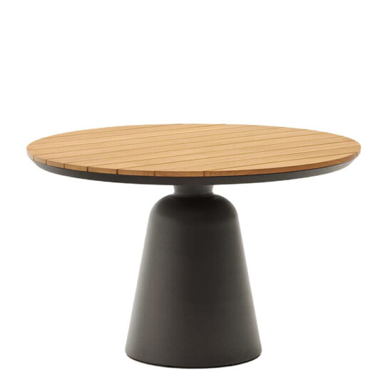 Vrtni Stol Tudons Round Teak Kave Home