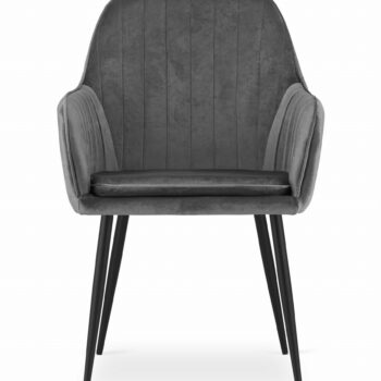 Stolica Lugo Velvet Graphite 1