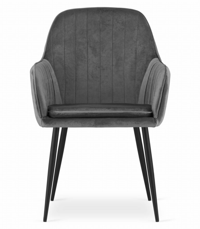 Stolica Lugo Velvet Graphite 1
