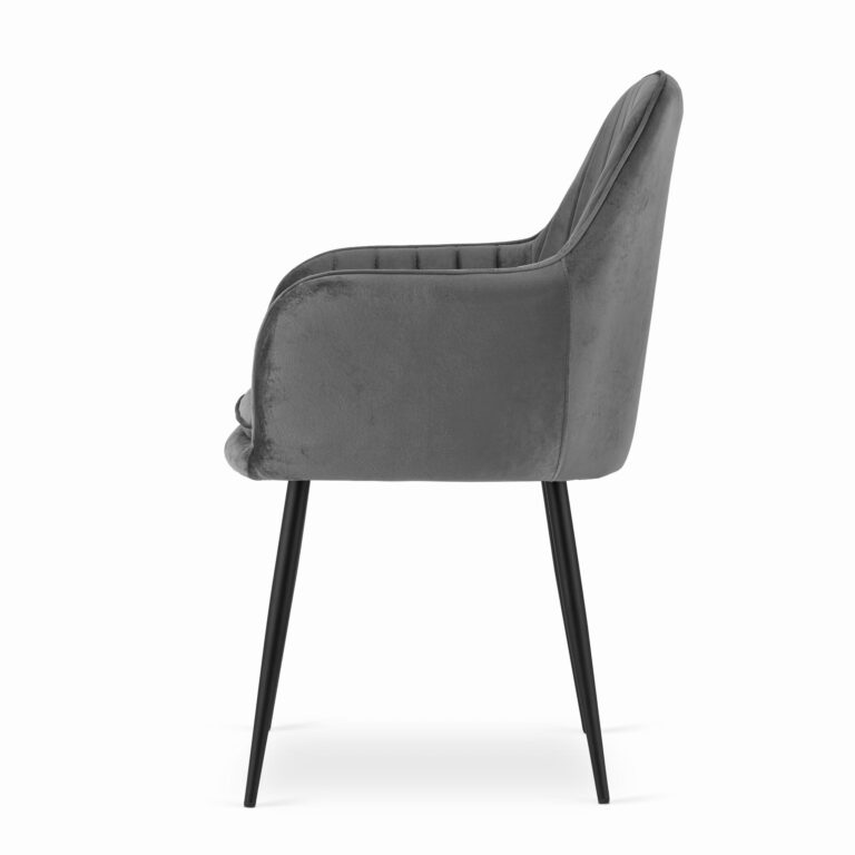 Stolica Lugo Velvet Graphite 2