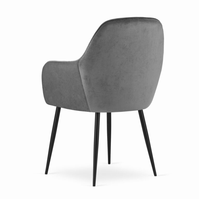 Stolica Lugo Velvet Graphite 3