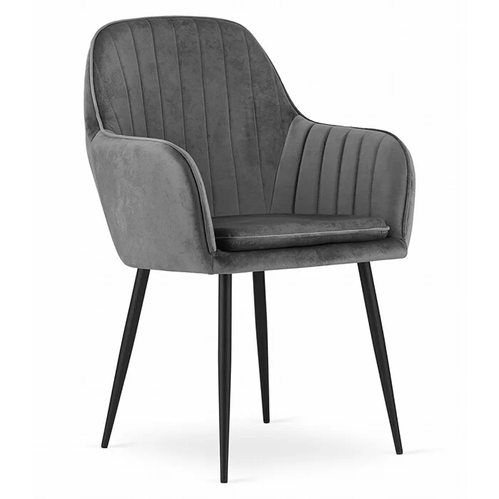Stolica Lugo Velvet Graphite