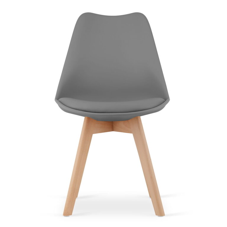 Stolica Mark Grey On Wood 1