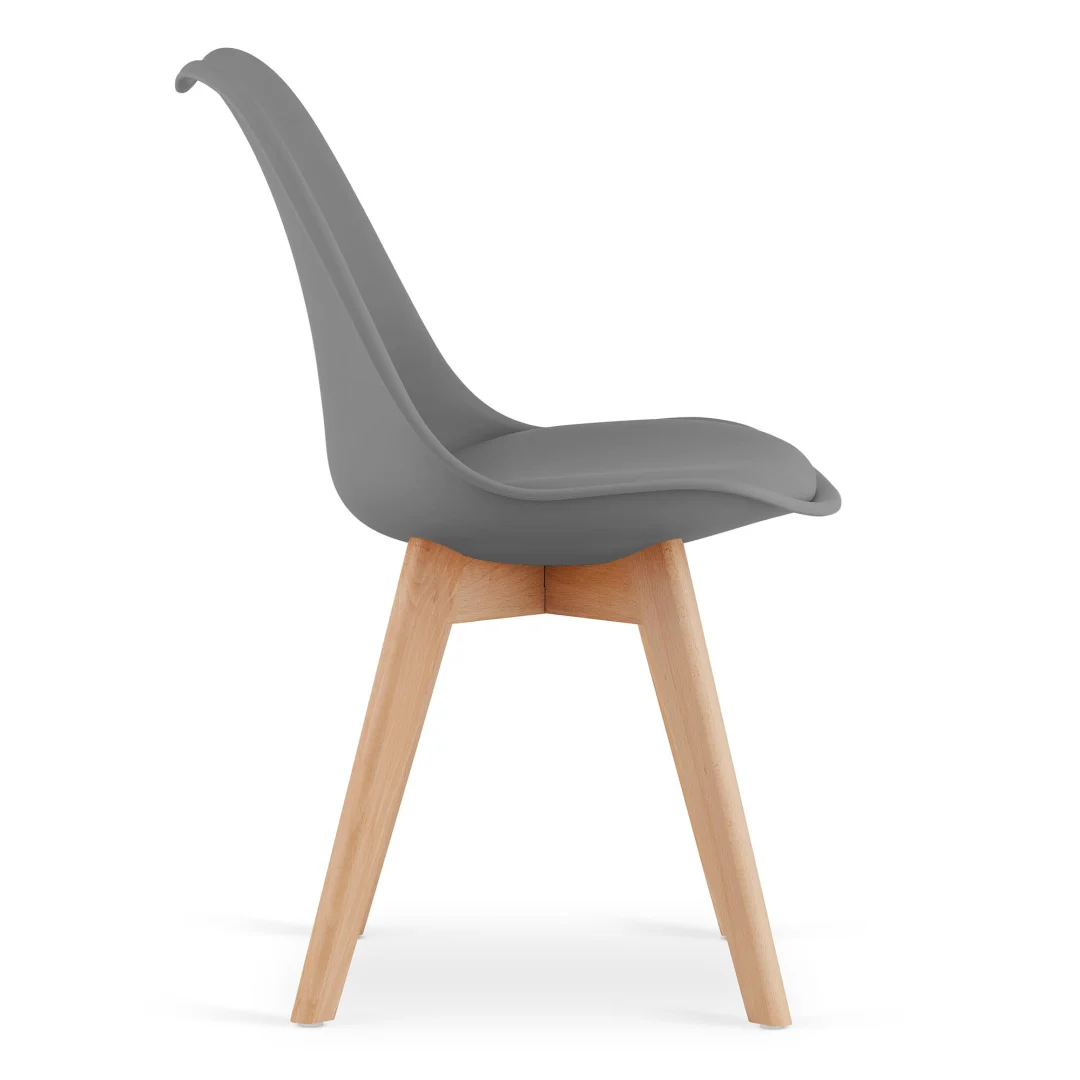 Stolica Mark Grey On Wood 4