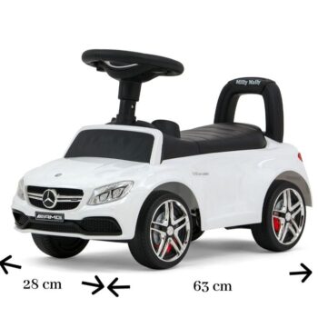 Dječja Guralica Mercedes C63 2u1 Bijela 2