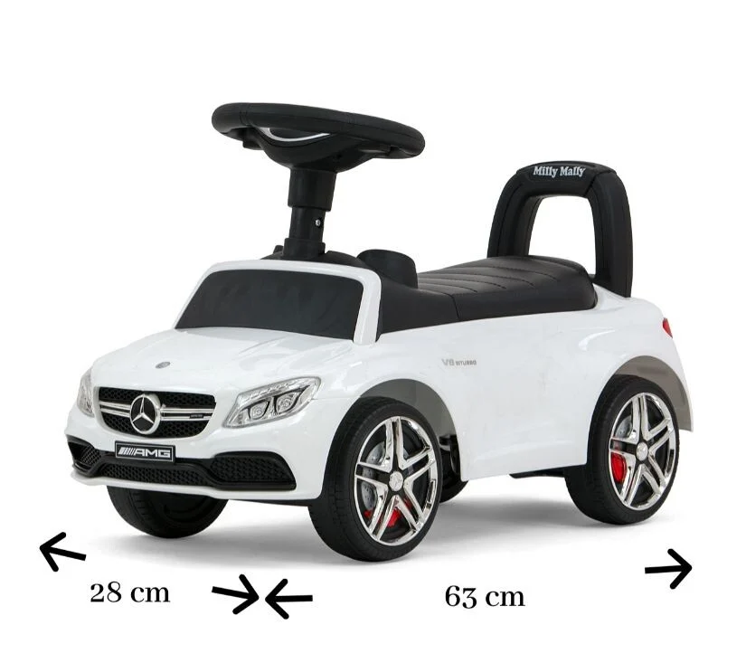 Dječja Guralica Mercedes C63 2u1 Bijela 2