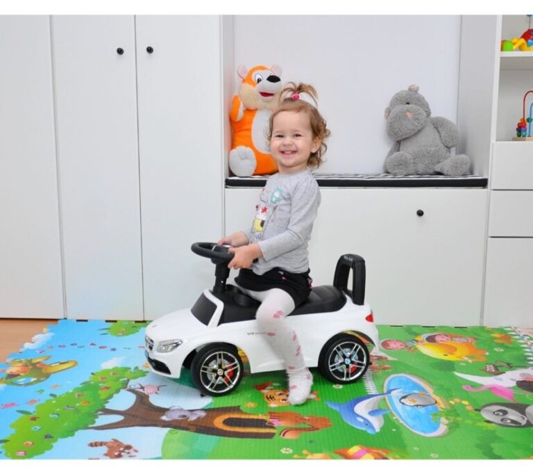 Dječja Guralica Mercedes C63 2u1 Bijela 4