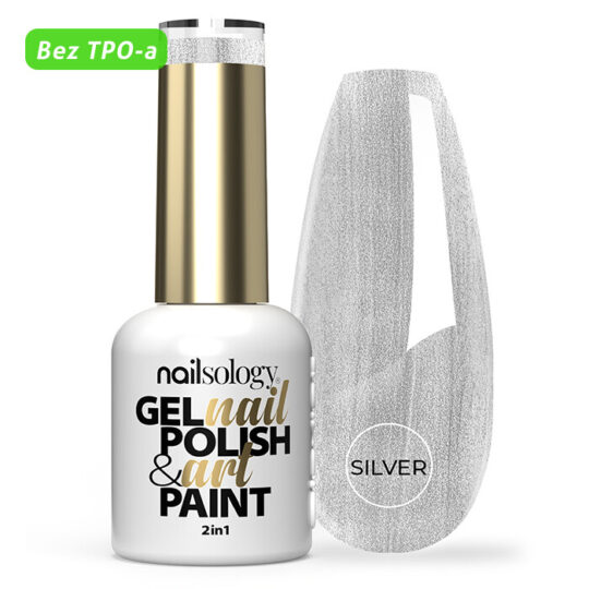 Hibridni Lak Clavier Nailsology 8ml Silver Sheen