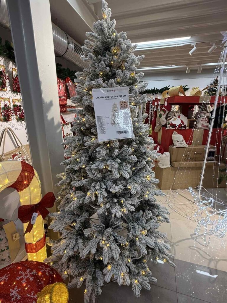 Umjetni Bor S Lampicama Eliza Snježna Lights 210cm 1