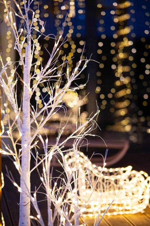 Božićna Dekorativna Led Breza 210cm 4