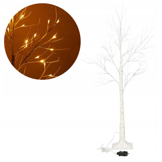 Božićna Dekorativna Led Breza 210cm