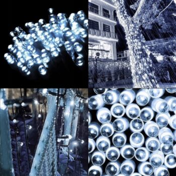 Božićne Lampice Unutarnje Vanjske 100 Led Bijela 2