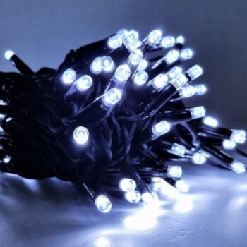 Božićne Lampice Unutarnje Vanjske 100 Led Bijela 4