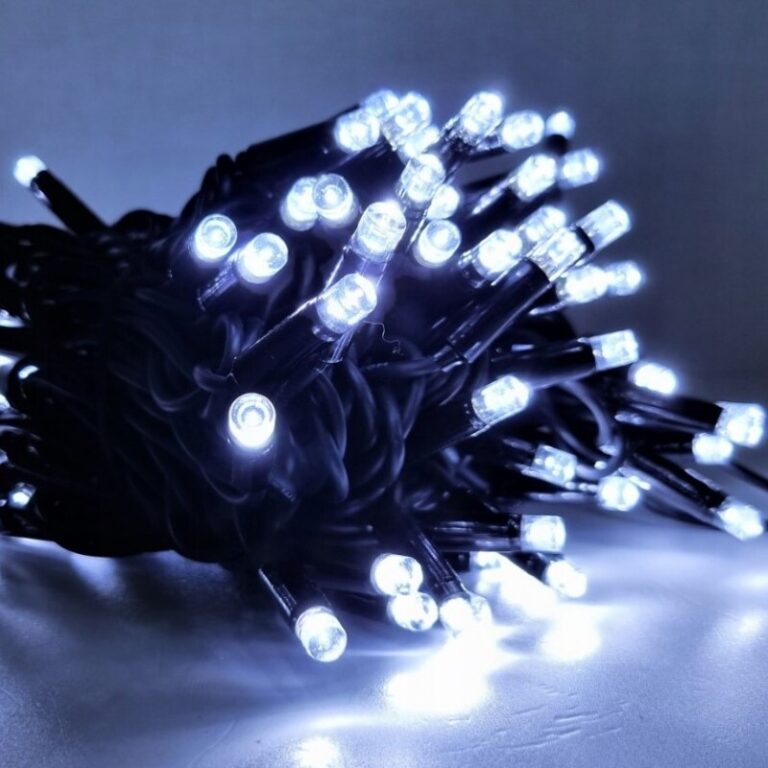 Božićne Lampice Unutarnje Vanjske 200 Led Bijela 1 4