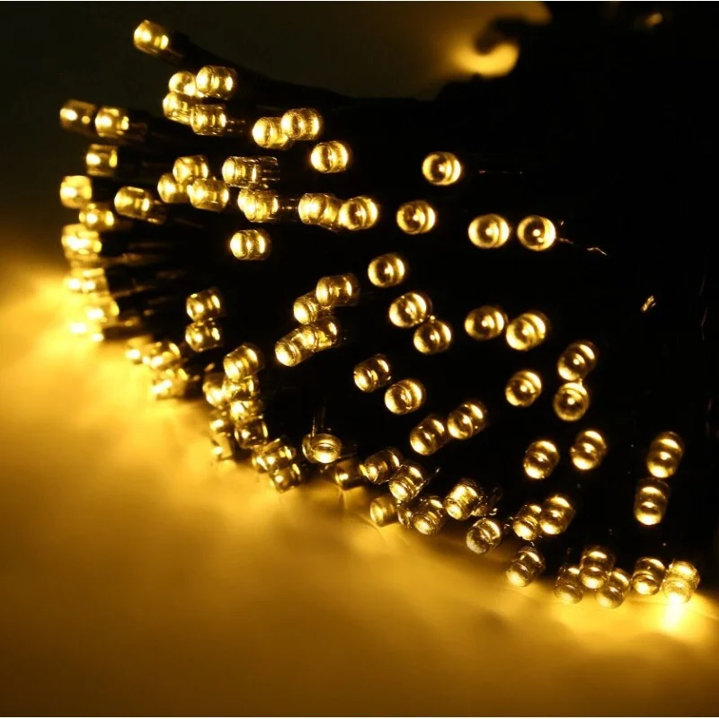Božićne Lampice Unutarnje Vanjske 200 Led Toplo Bijela 4