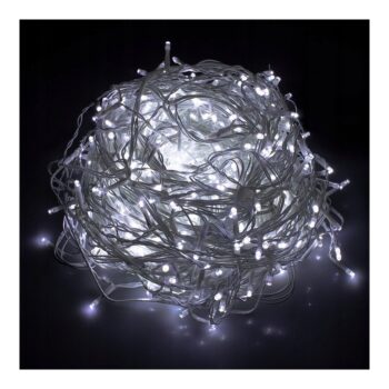 Božićne Padajuće Lampice Vanjske 300 Led Bijela 2