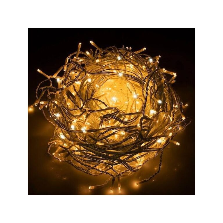 Božićne Padajuće Lampice Vanjske 300 Led Toplo Bijela 2
