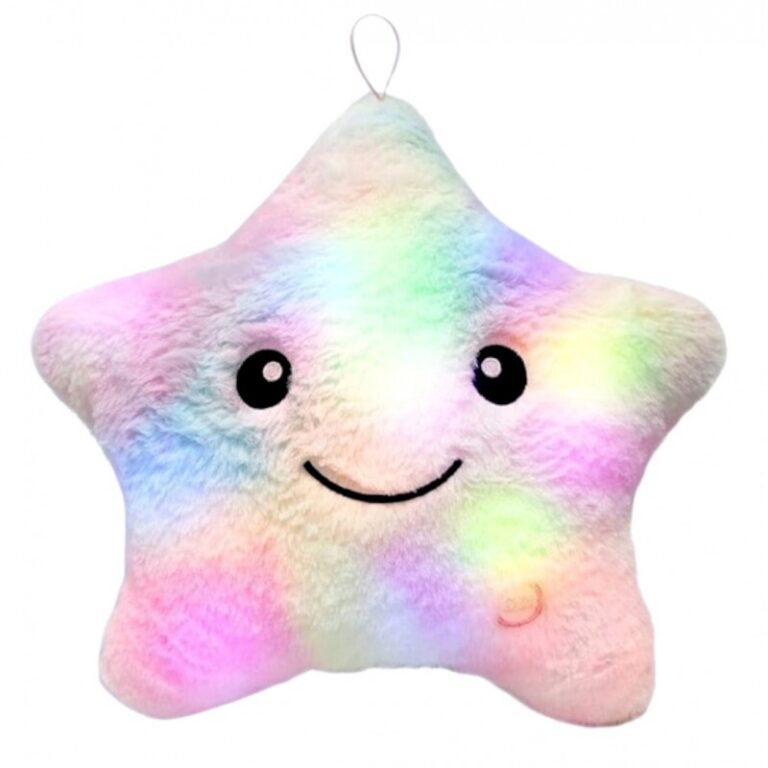 Božićni Jastuk Zvijezda Pinky Led 40x35cm 1