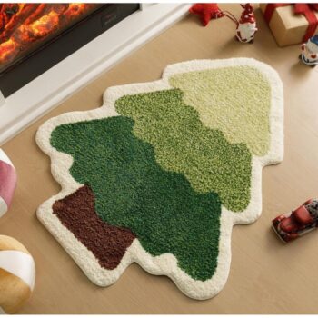 Božićni Otirač Za Vrata Christmas Tree 36x57cm 1