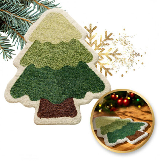 Božićni Otirač Za Vrata Christmas Tree 36x57cm