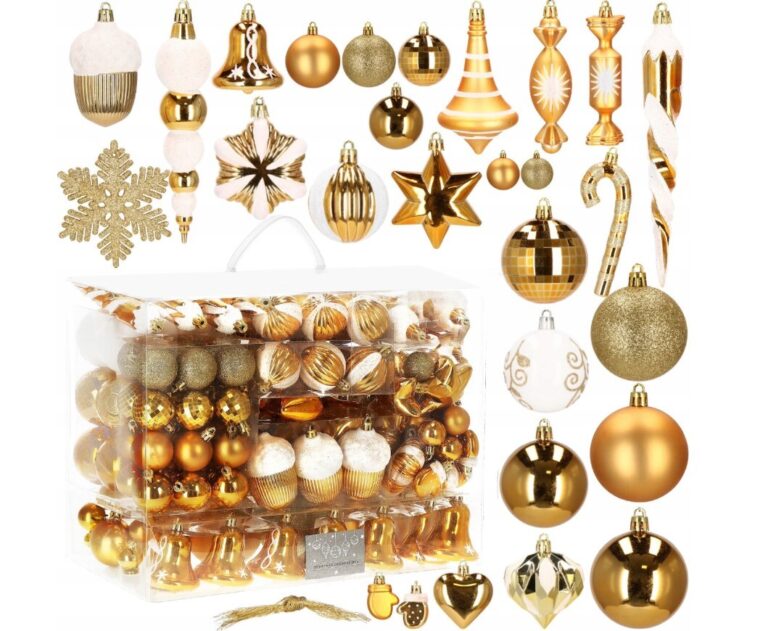 Božićni Set Kuglica Golden Christmas 149kom 1