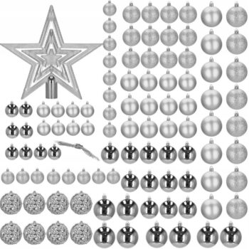 Božićni Set Kuglica Silver Rush 101kom 1