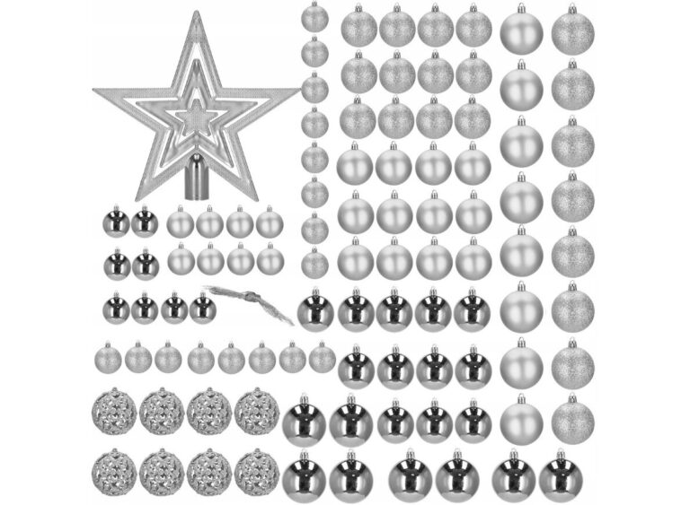 Božićni Set Kuglica Silver Rush 101kom 1