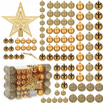 Božićni Set Kuglica Golden Star 100kom 3