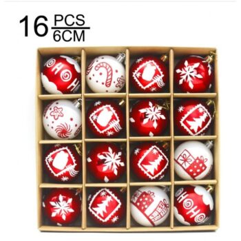 Kuglice Za Bor Christmas Set Od 16x 1