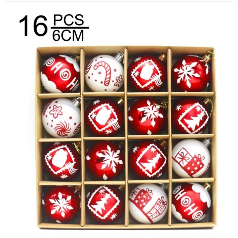 Kuglice Za Bor Christmas Set Od 16x 1