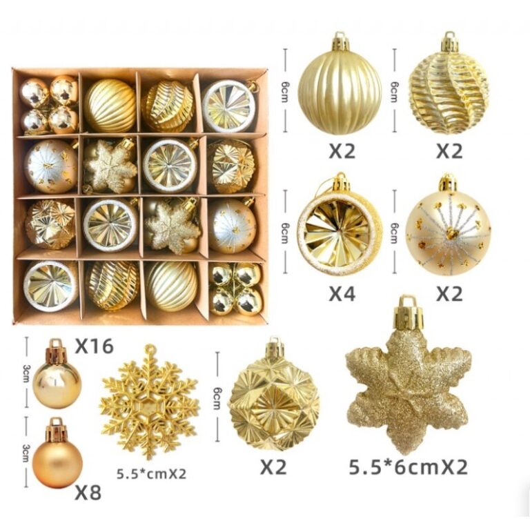 Kuglice Za Bor Golden Set Od 40x 1