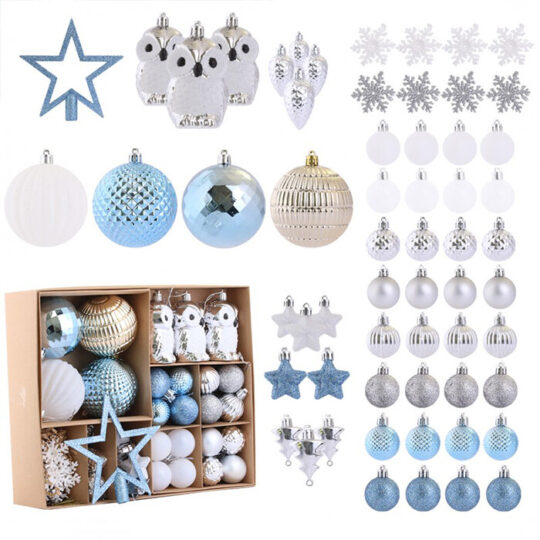 Kuglice Za Bor Pikaboo Blue Set Od 60x
