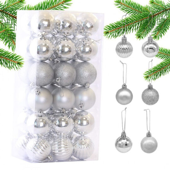 Kuglice Za Bor Pure Silver Set Od 36x