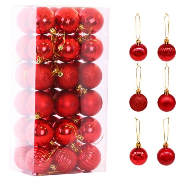 Kuglice Za Bor Reddish Glamour Set Od 36x 1