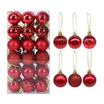 Kuglice Za Bor Reddish Glamour Set Od 36x 2
