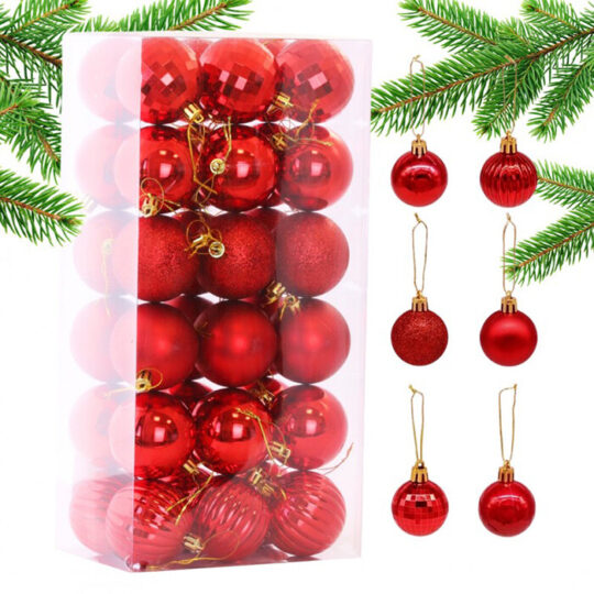 Kuglice Za Bor Reddish Glamour Set Od 36x