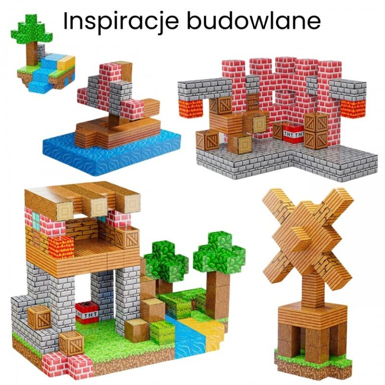 Magnetne Kocke Mycraft Set Od 63x 2