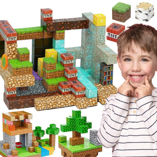 Magnetne Kocke Mycraft Set Od 63x