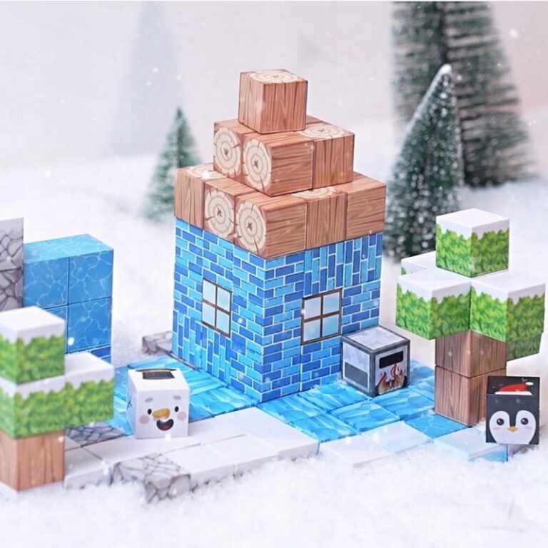 Magnetne Kocke Mycraft Winter Set Od 66x 1