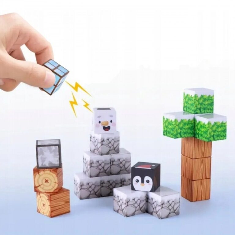 Magnetne Kocke Mycraft Winter Set Od 66x 3