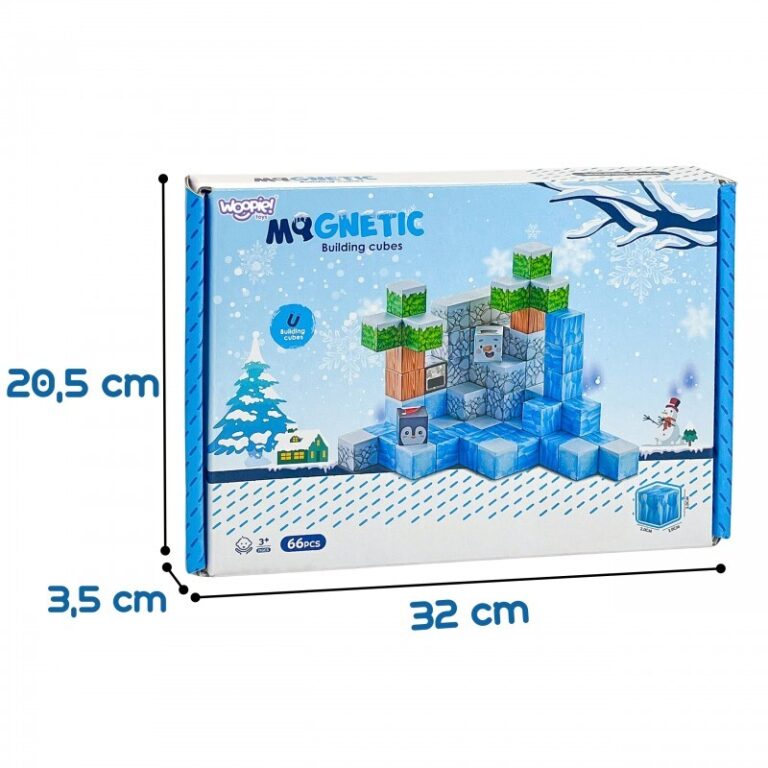 Magnetne Kocke Mycraft Winter Set Od 66x 6