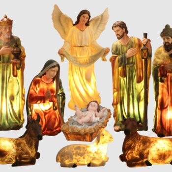 Set Božićnih Figura 11 Komada 100cm Od Epoksidne Smole 1