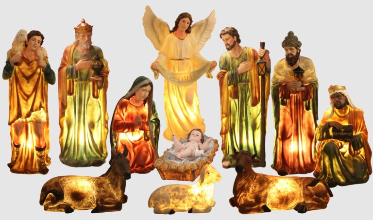 Set Božićnih Figura 11 Komada 100cm Od Epoksidne Smole 1