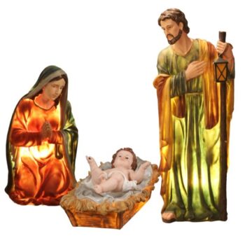 Set Božićnih Figura Sveta Obitelj 100cm Epoxy 1