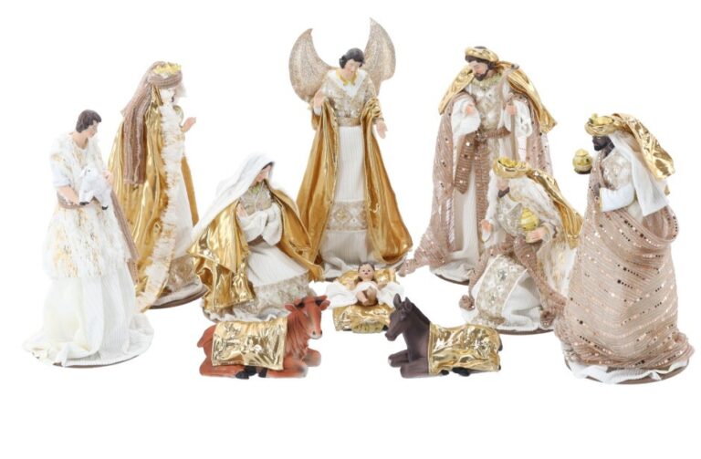 Set Božićnih Figura Za Jaslice 33cm 10komada Od Poliresina 1