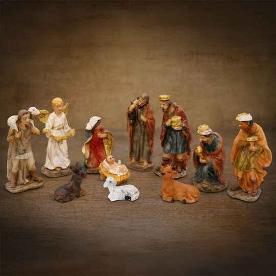 Set Božićnih Figurica Za Jaslice 5,5cm 11kom