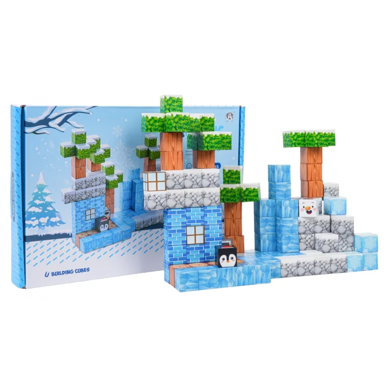 Set Magnetnih Kocki 113kom Winter Pack 4